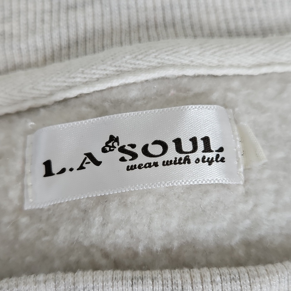 L.A. Soul Allover Dog Print Sweatshirt Size Large - Picture 4 of 6